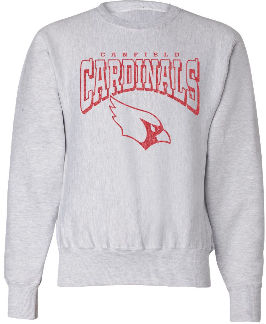 Pel Athletic Adult Canfield High School Ash Crewneck Sweatshirt
