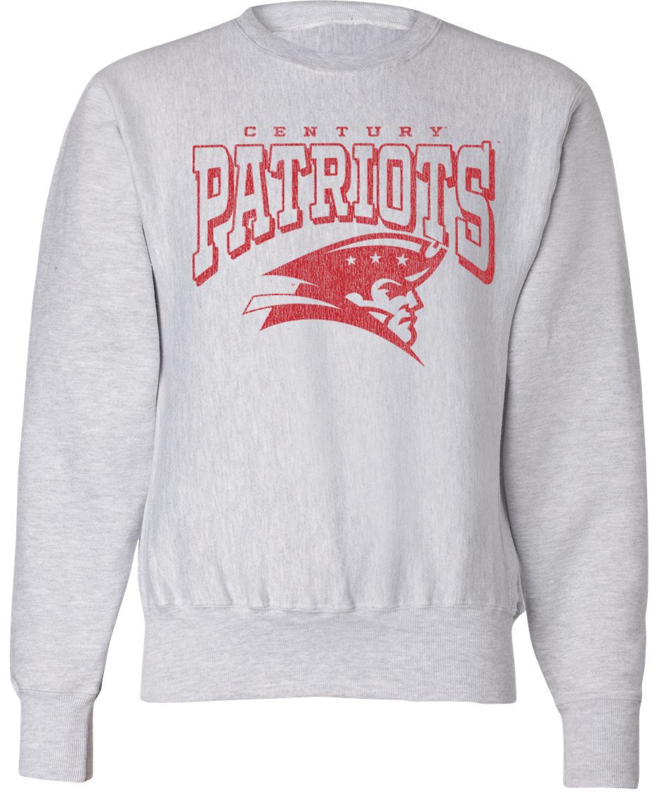 Pel Athletic Adult Century High School Ash Crewneck Sweatshirt