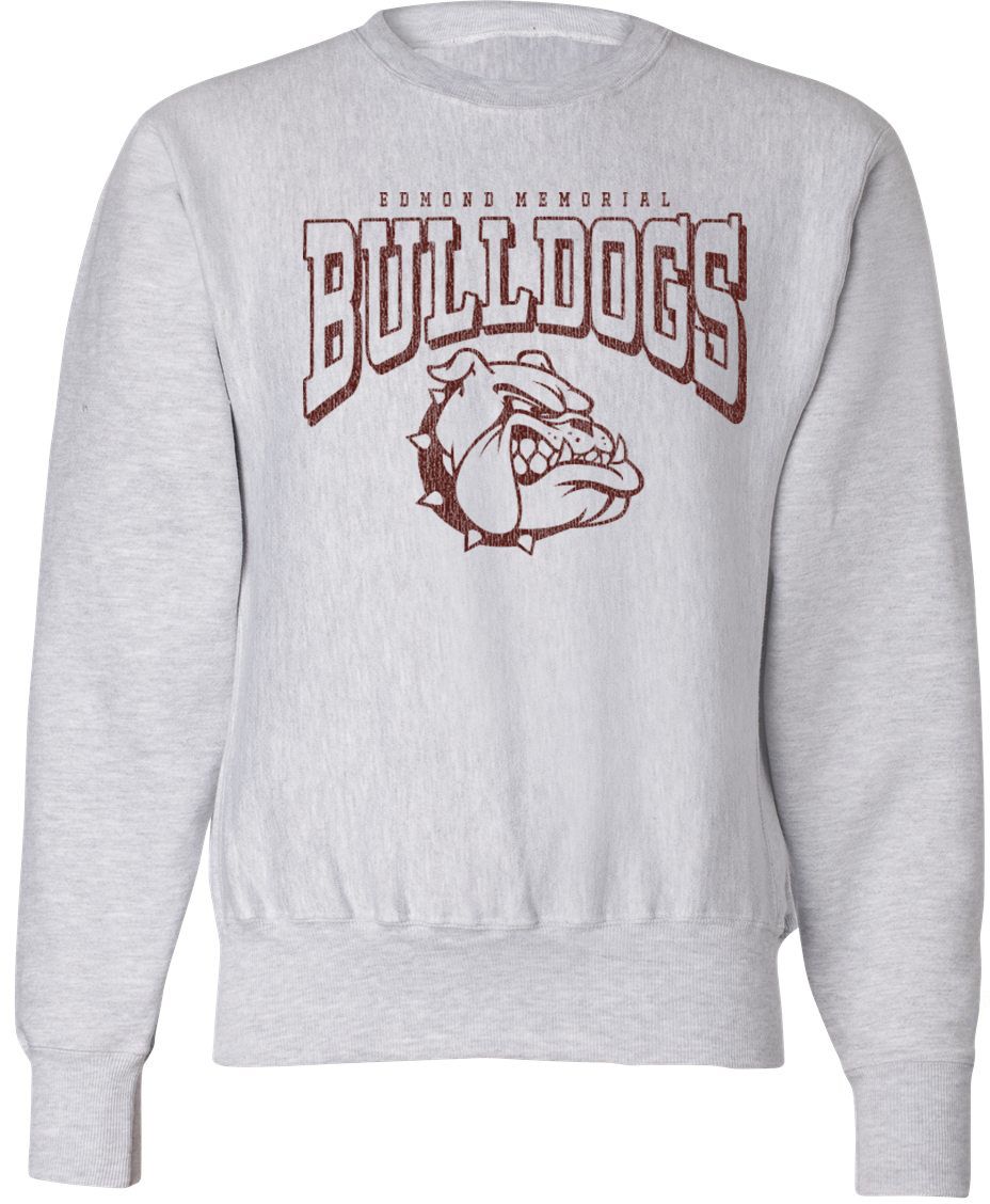 Pel Athletic Adult Edmond Memorial High School Ash Crewneck Sweatshirt