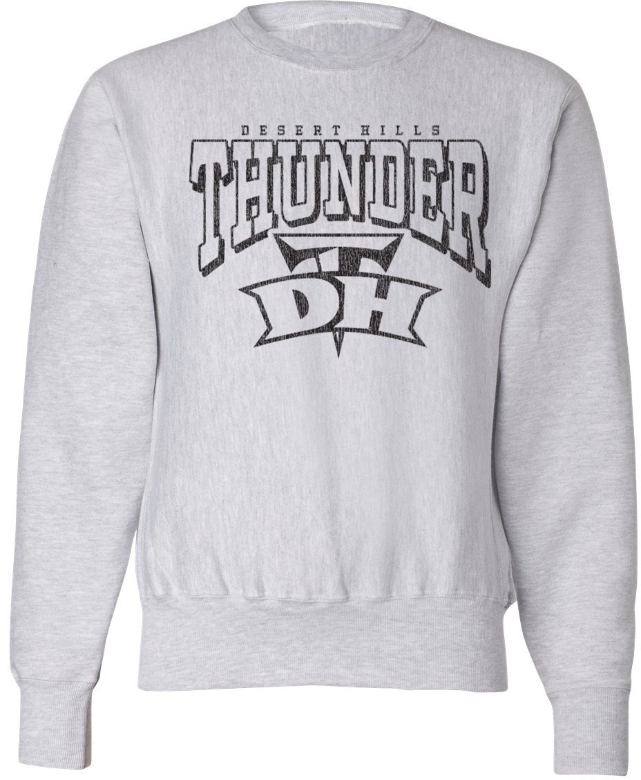 Pel Athletic Adult Desert Hills High School Ash Crewneck Sweatshirt
