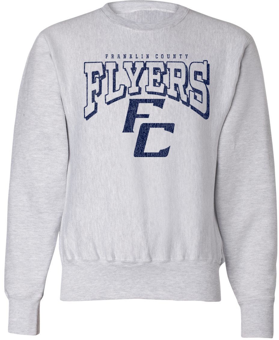 Pel Athletic Adult Franklin County High School Ash Crewneck Sweatshirt