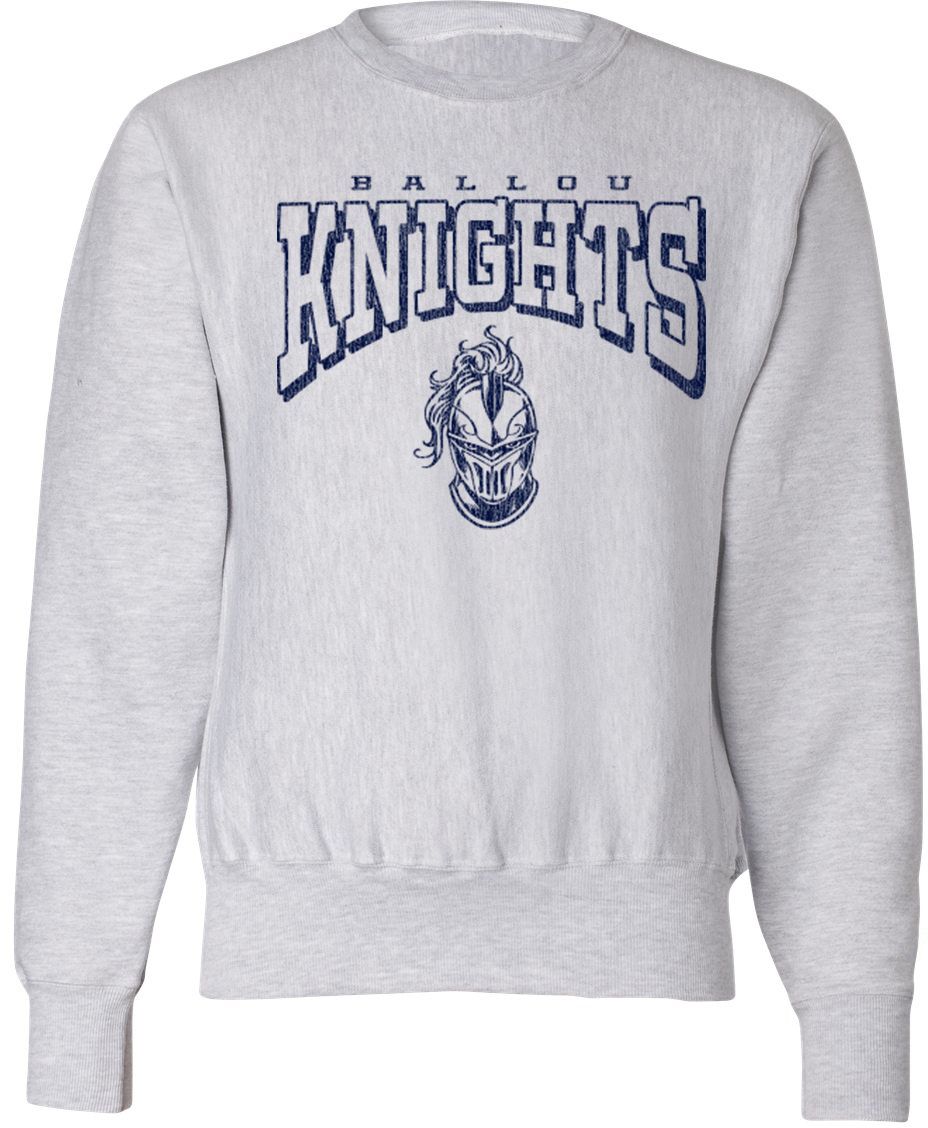 Pel Athletic Adult Frank W Ballou High School Ash Crewneck Sweatshirt
