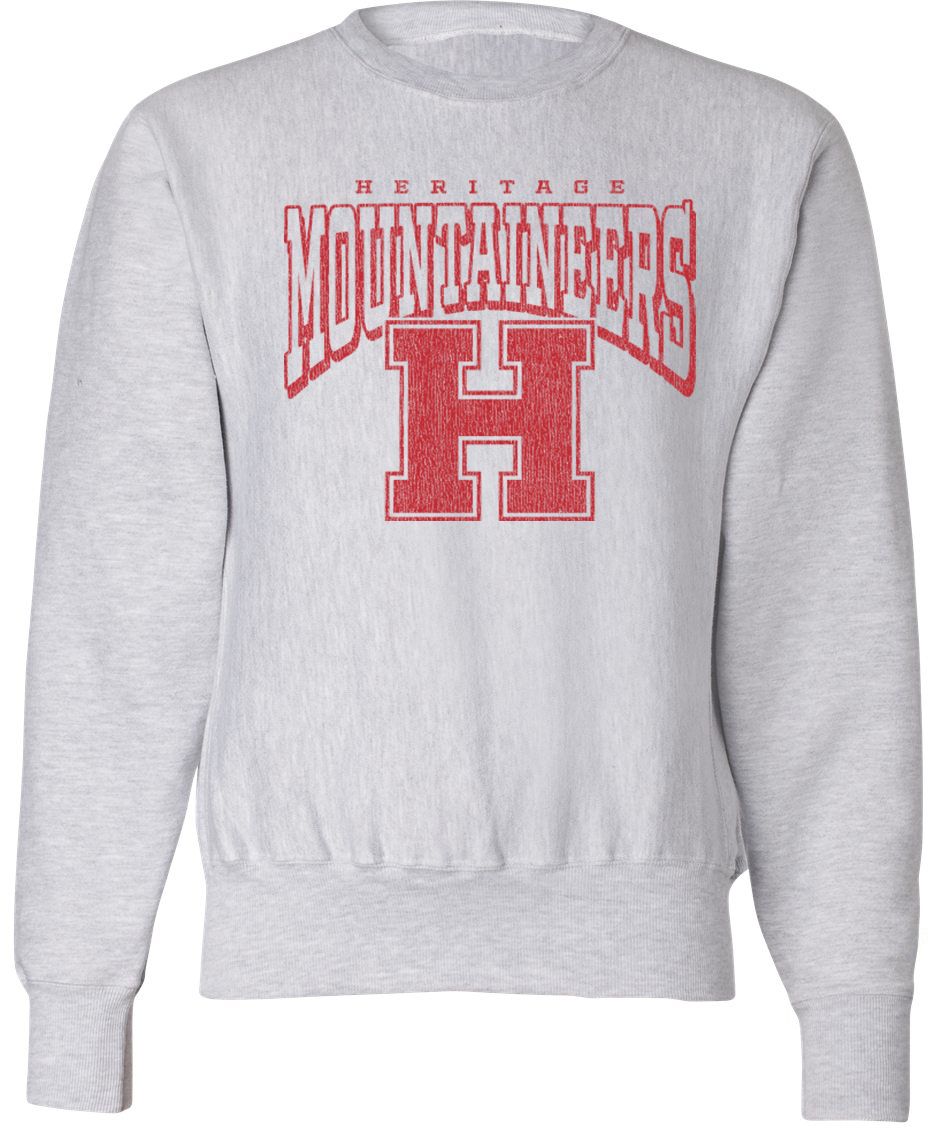 Pel Athletic Adult Heritage High School Ash Crewneck Sweatshirt