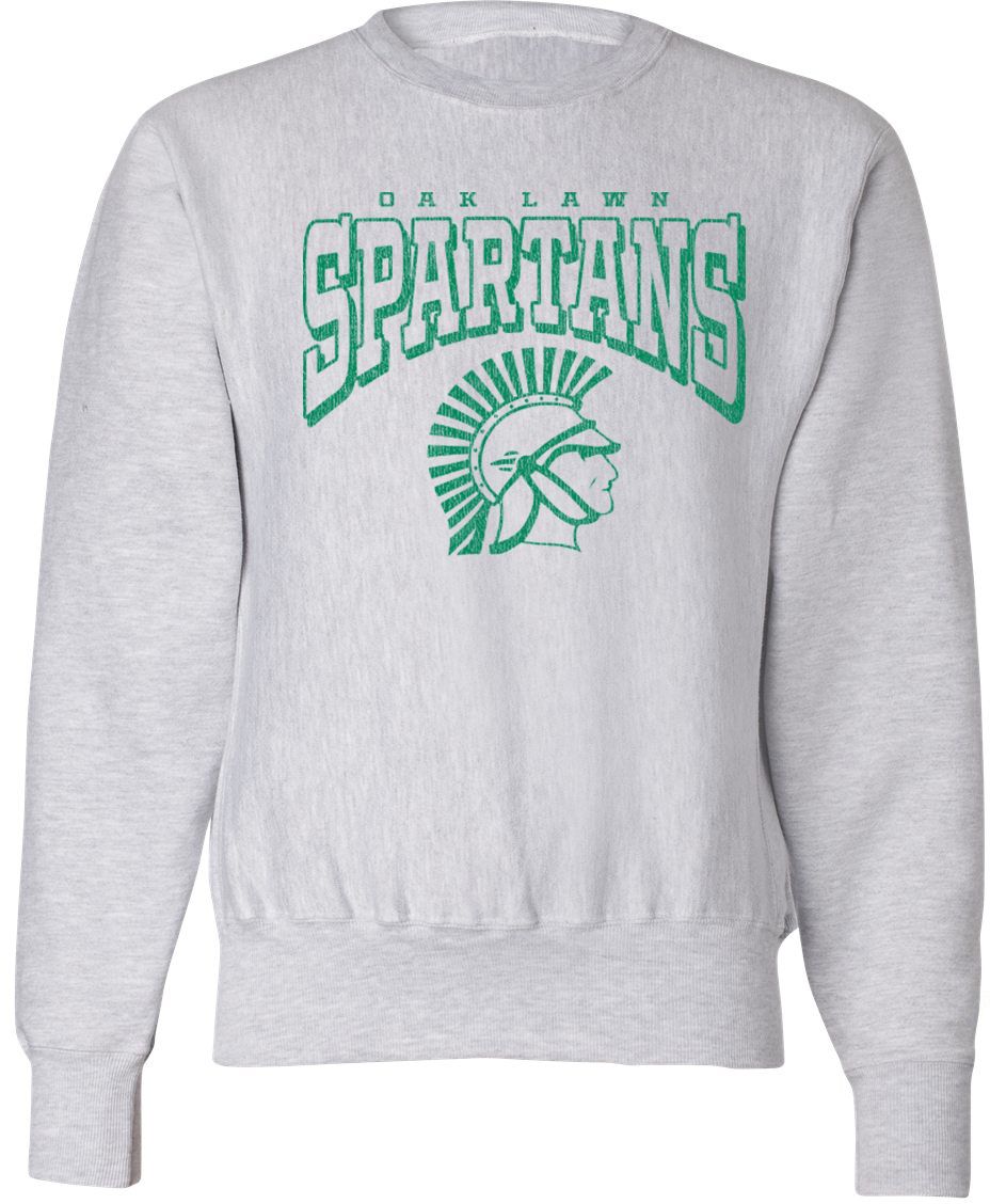 Pel Athletic Adult Oak Lawn Community High School Ash Crewneck Sweatshirt