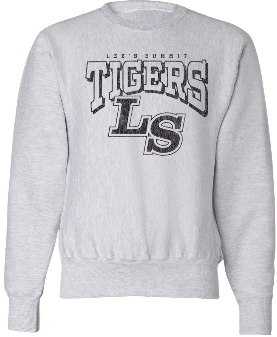 Pel Athletic Adult Lee's Summit High School Ash Crewneck Sweatshirt