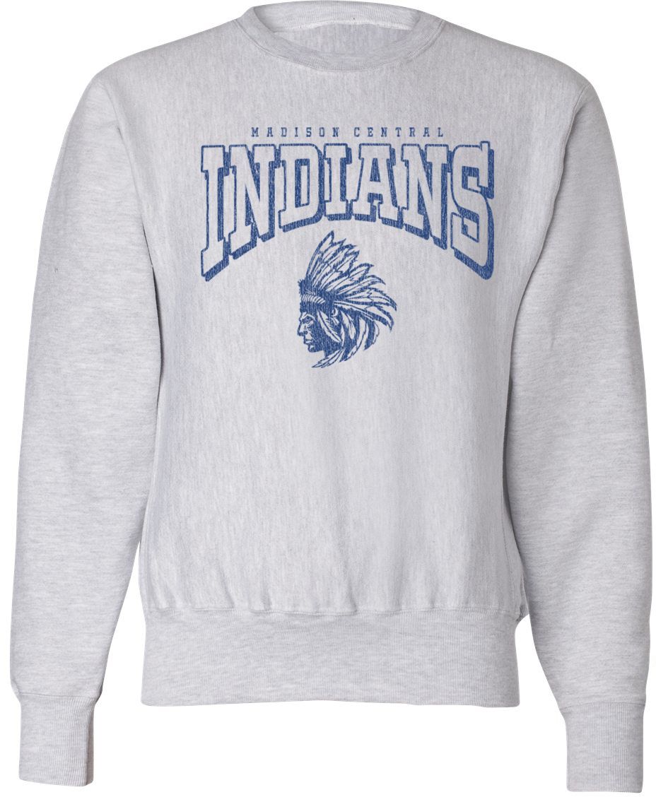 Pel Athletic Adult Madison Central High School Ash Crewneck Sweatshirt