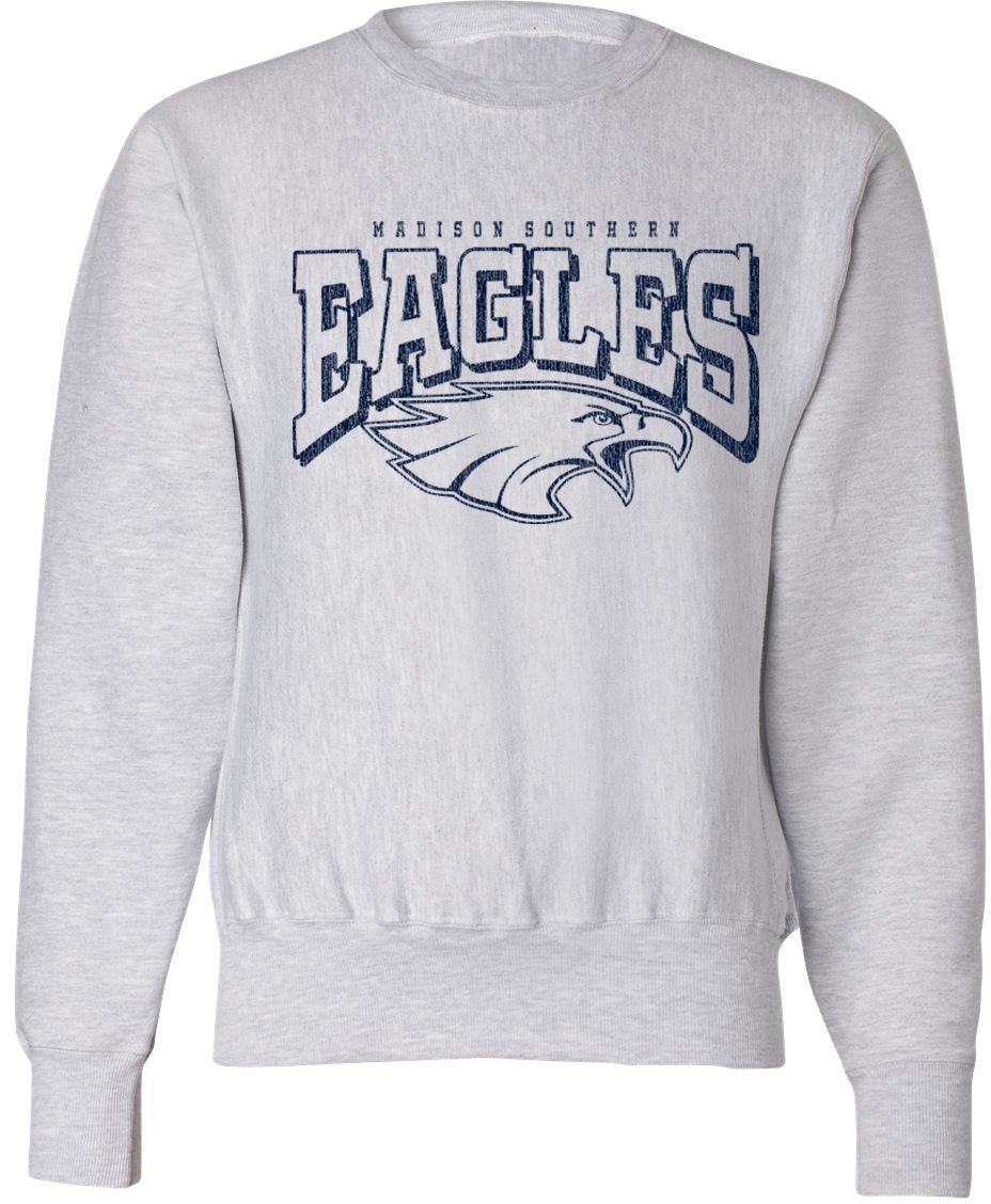 Pel Athletic Adult Madison Southern High School Ash Crewneck Sweatshirt