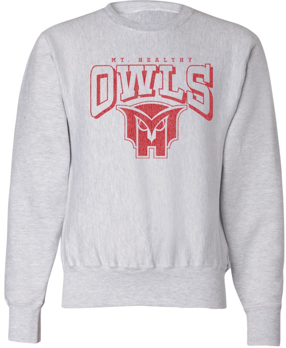 Pel Athletic Adult Mount Healthy High School Ash Crewneck Sweatshirt