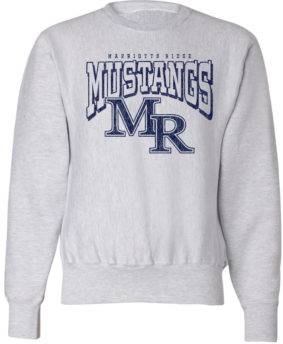 Pel Athletic Adult Marriotts Ridge High School Ash Crewneck Sweatshirt