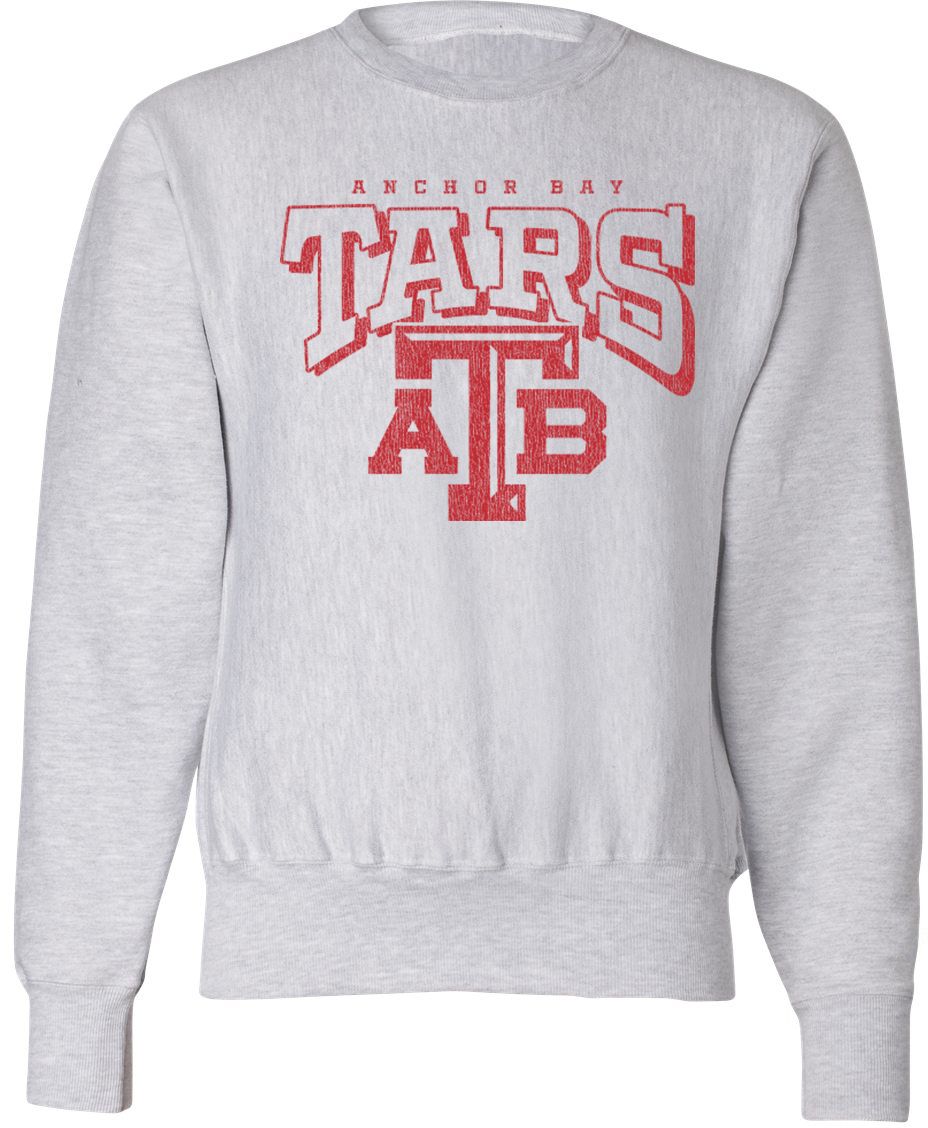 Pel Athletic Adult Anchor Bay High School Ash Crewneck Sweatshirt