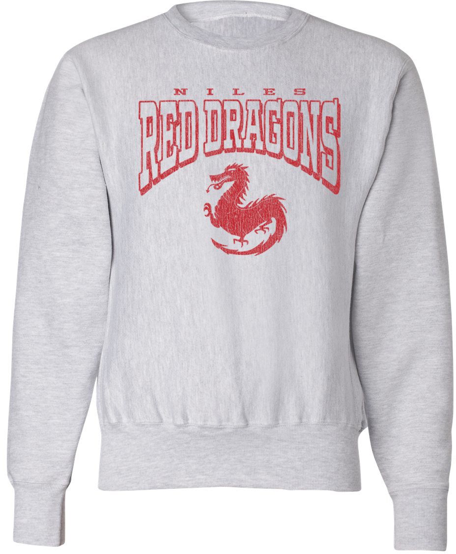 Pel Athletic Adult Niles Mckinley High School Ash Crewneck Sweatshirt