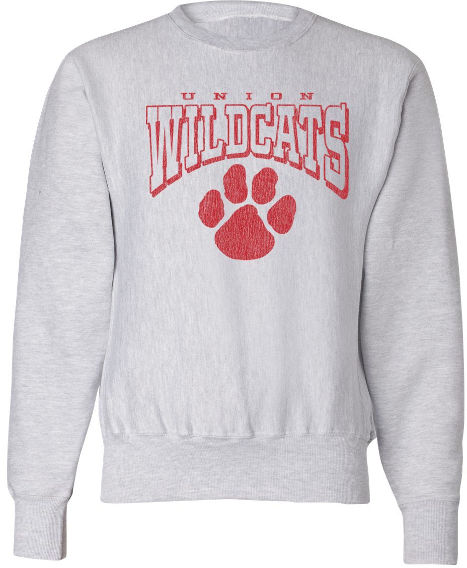 Pel Athletic Adult Union High School Ash Crewneck Sweatshirt