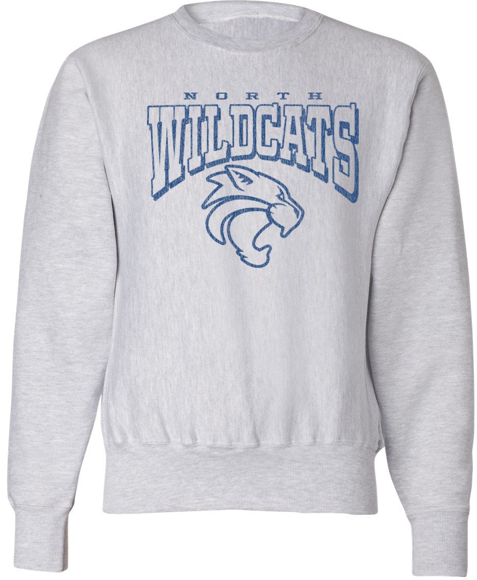 Pel Athletic Adult North High School Ash Crewneck Sweatshirt