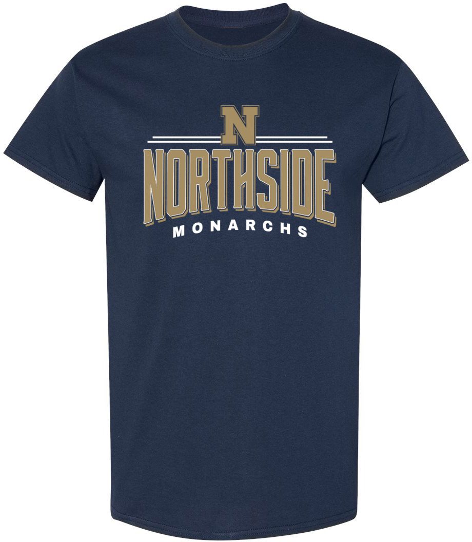 Pel Athletic Adult Northside High School Navy T-Shirt