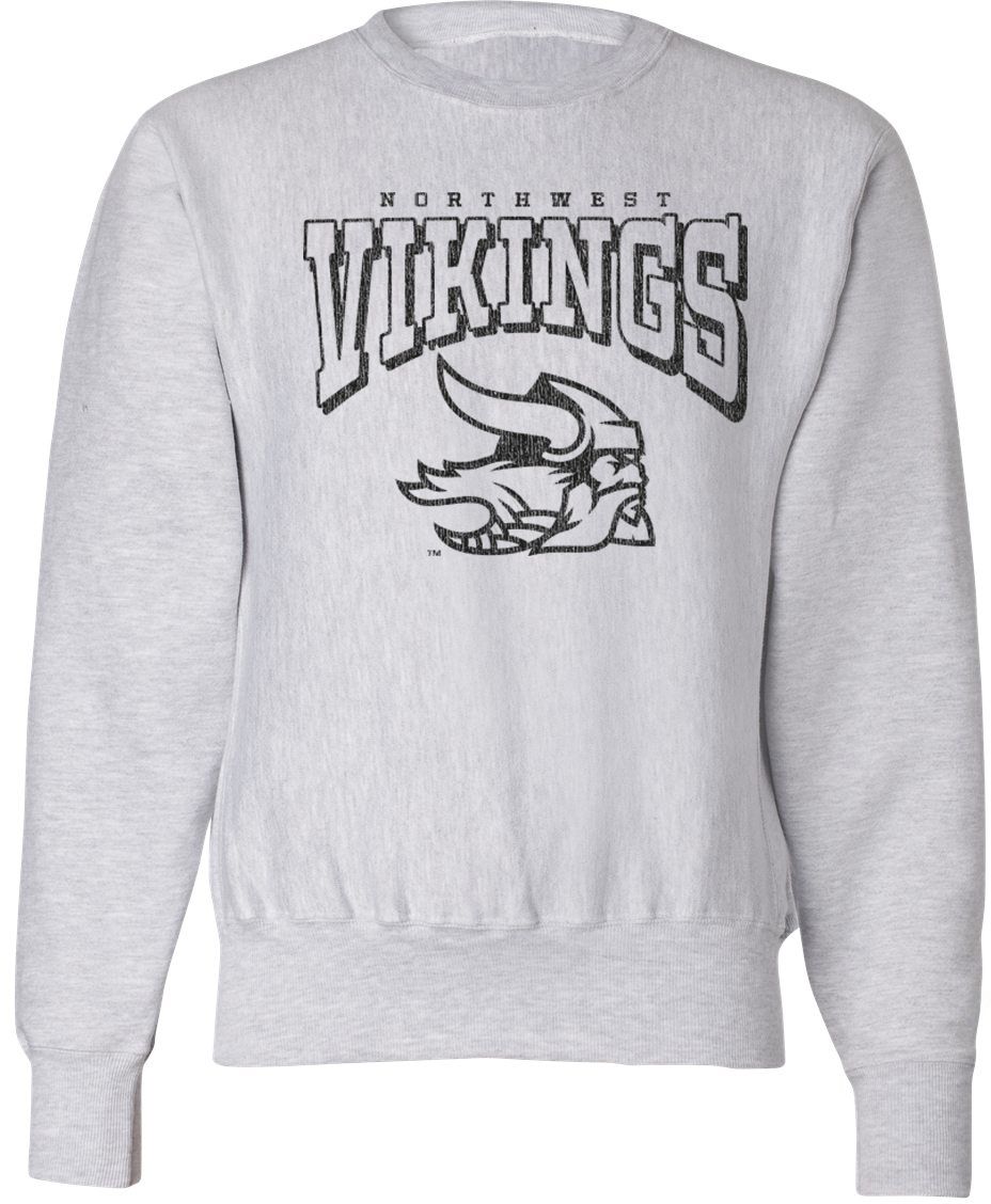 Pel Athletic Adult Northwest High School Ash Crewneck Sweatshirt