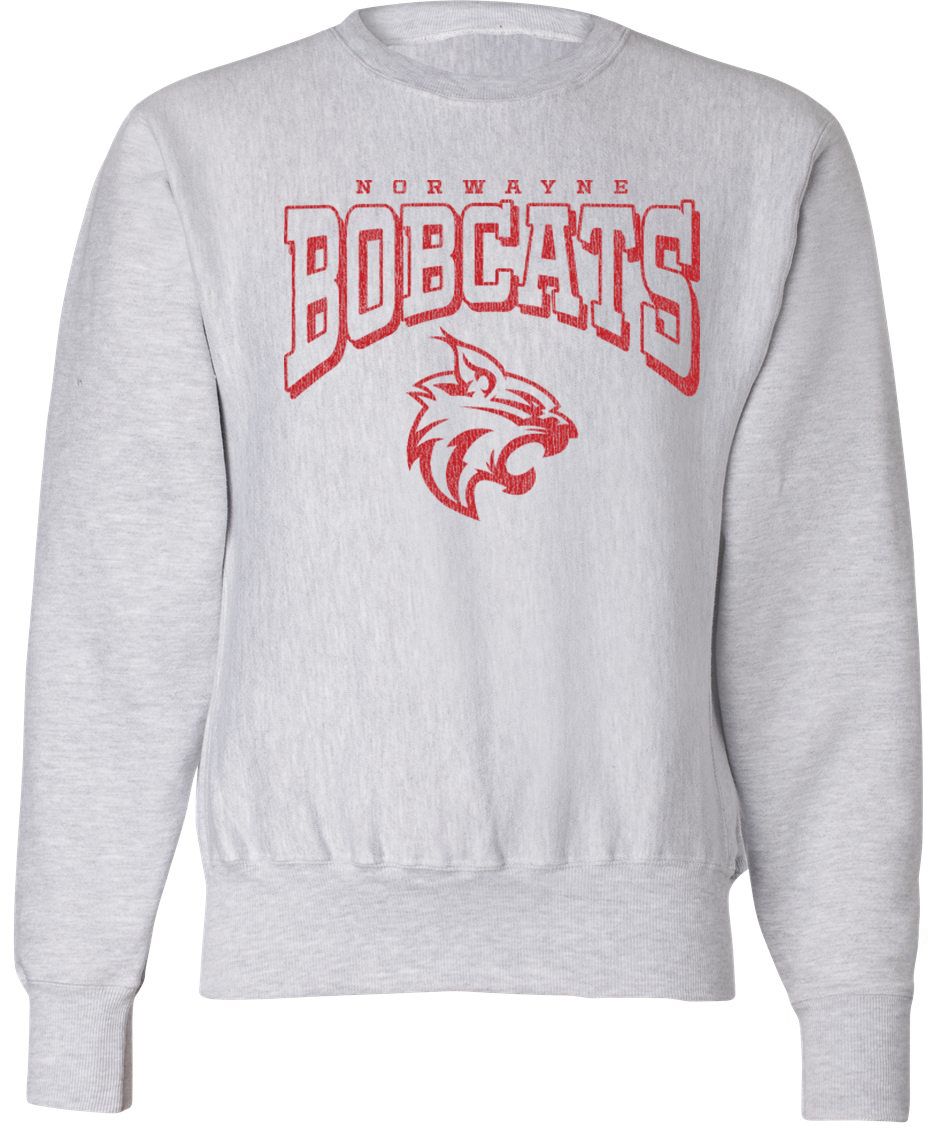 Pel Athletic Adult Norwayne High School Ash Crewneck Sweatshirt