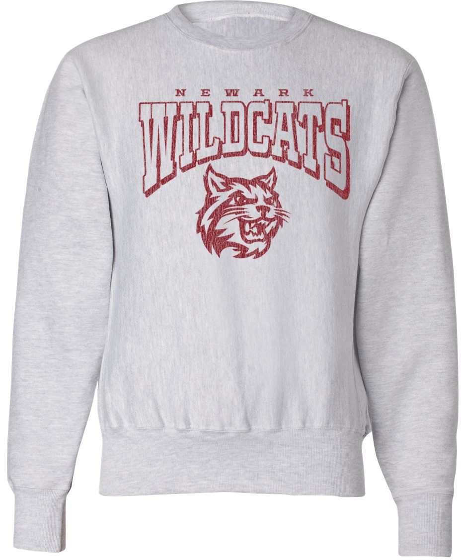 Pel Athletic Adult Newark Senior High School Ash Crewneck Sweatshirt