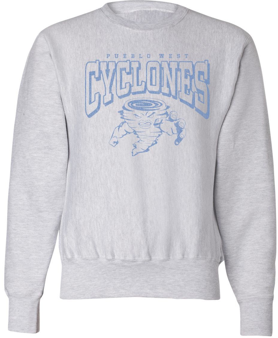 Pel Athletic Adult Pueblo West High School Ash Crewneck Sweatshirt