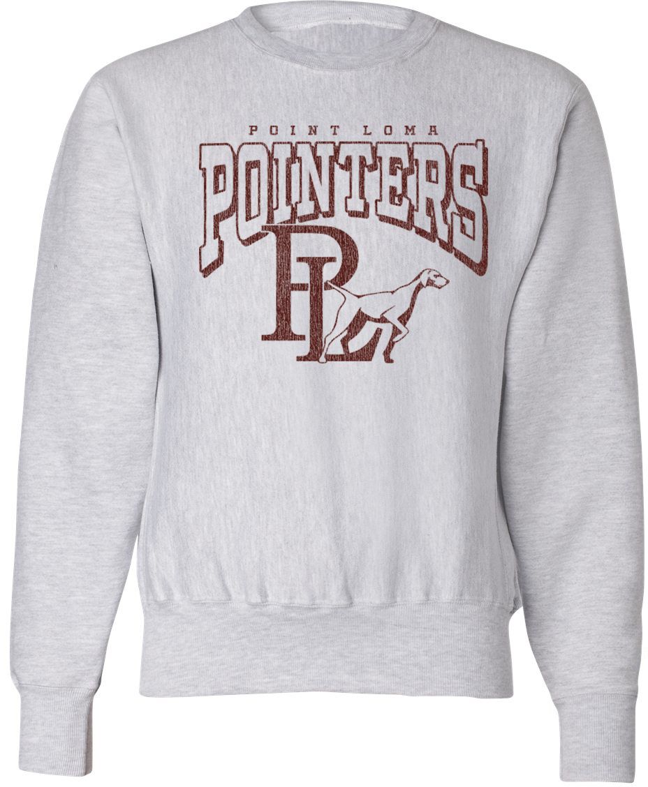 Pel Athletic Adult Point Loma High School Ash Crewneck Sweatshirt