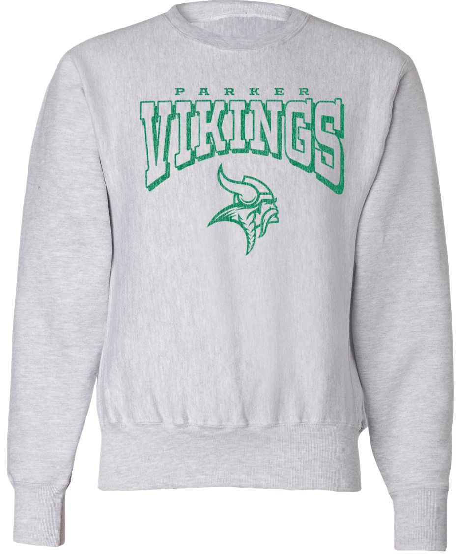 Pel Athletic Adult Parker High School Ash Crewneck Sweatshirt