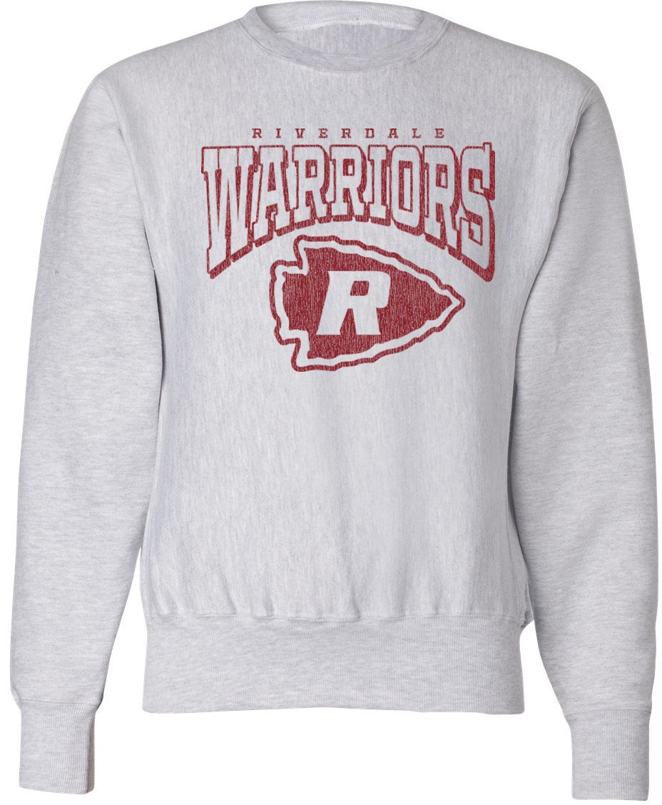 Pel Athletic Adult Riverdale High School Ash Crewneck Sweatshirt