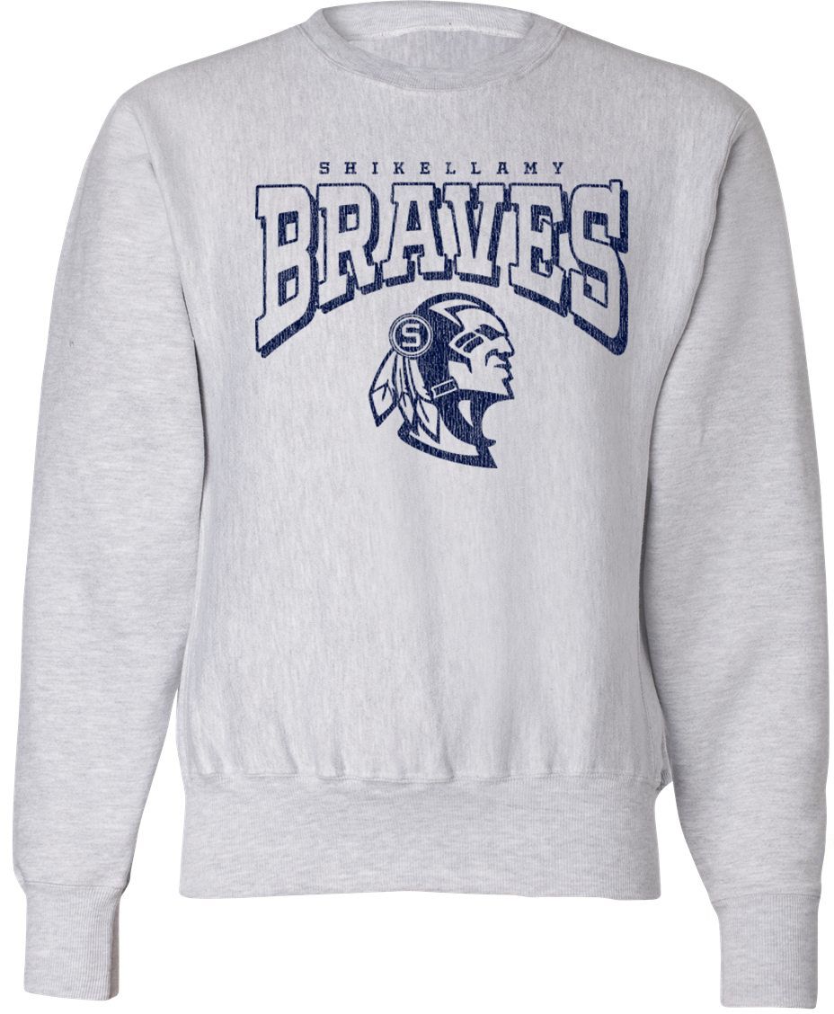 Pel Athletic Adult Shikellamy High School Ash Crewneck Sweatshirt