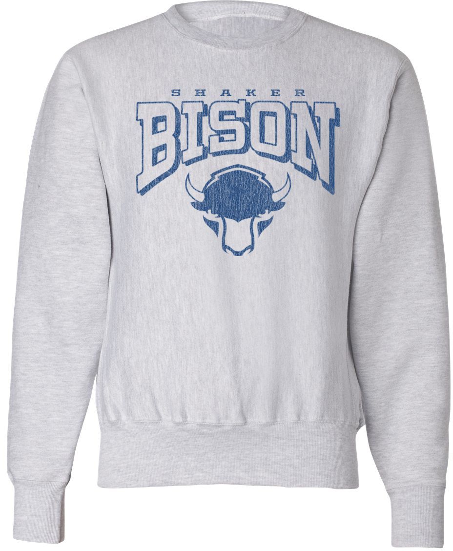 Pel Athletic Adult Shaker High School Ash Crewneck Sweatshirt