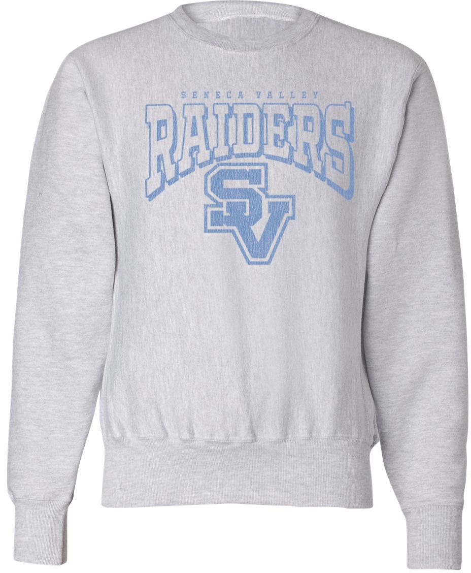 Pel Athletic Adult Seneca Valley High School Ash Crewneck Sweatshirt