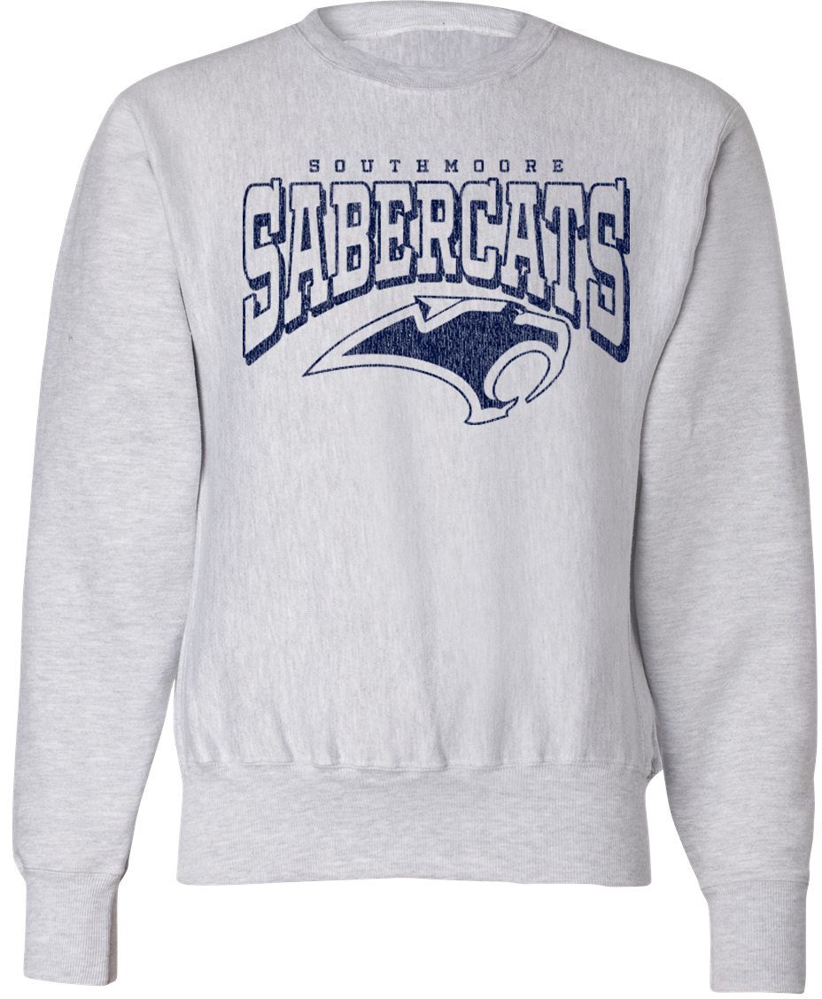 Pel Athletic Adult Southmoore High School Ash Crewneck Sweatshirt
