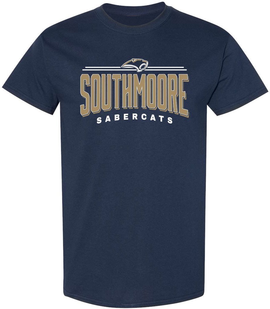 Pel Athletic Adult Southmoore High School Navy T-Shirt