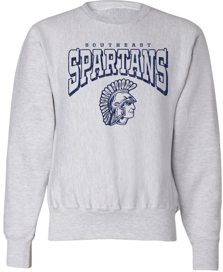 Pel Athletic Adult Southeast High School Ash Crewneck Sweatshirt