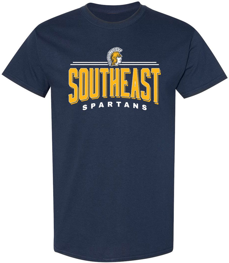 Pel Athletic Adult Southeast High School Navy T-Shirt