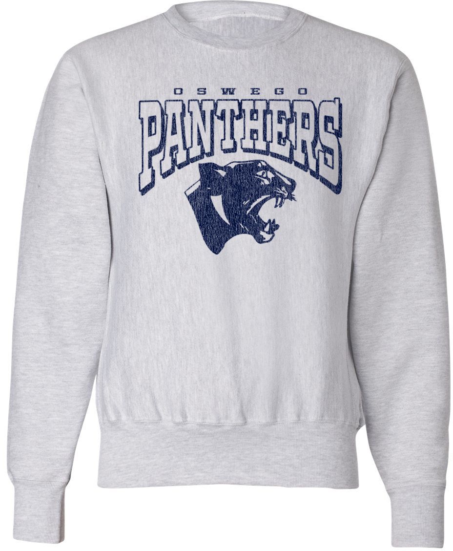 Pel Athletic Adult Oswego High School Ash Crewneck Sweatshirt