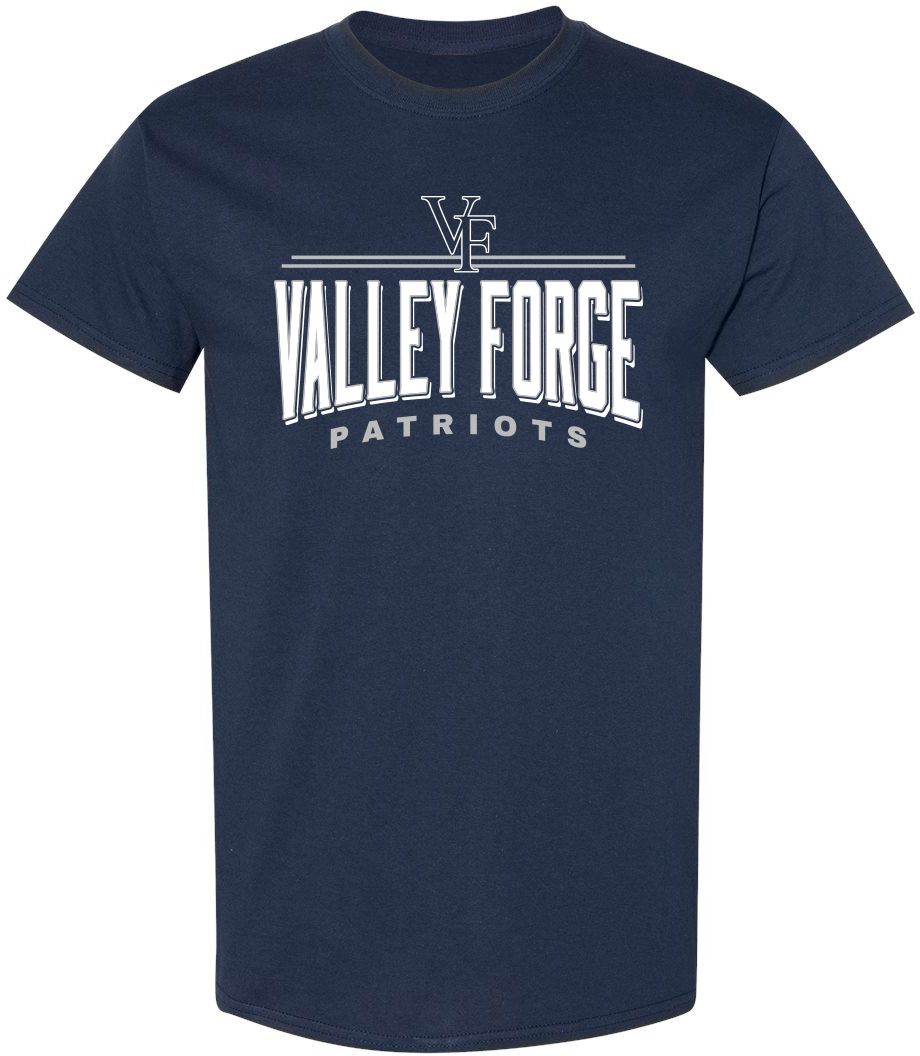 Pel Athletic Adult Valley Forge High School Navy T-Shirt