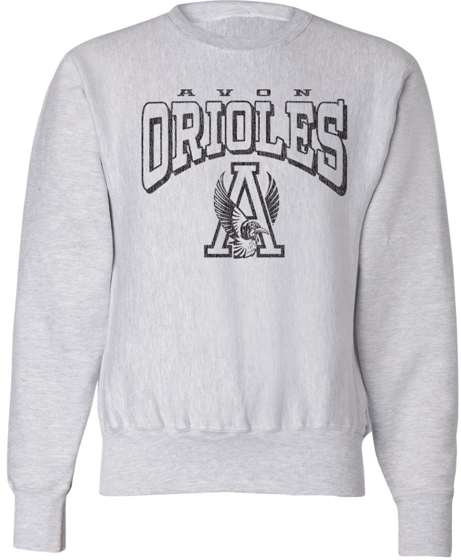 Pel Athletic Adult Avon High School Ash Crewneck Sweatshirt
