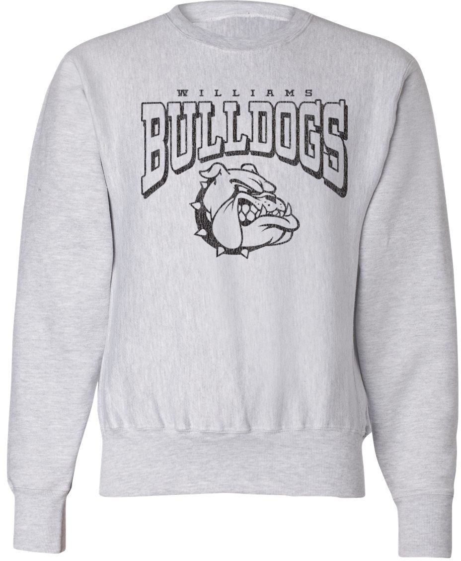 Pel Athletic Adult Williams High School Ash Crewneck Sweatshirt