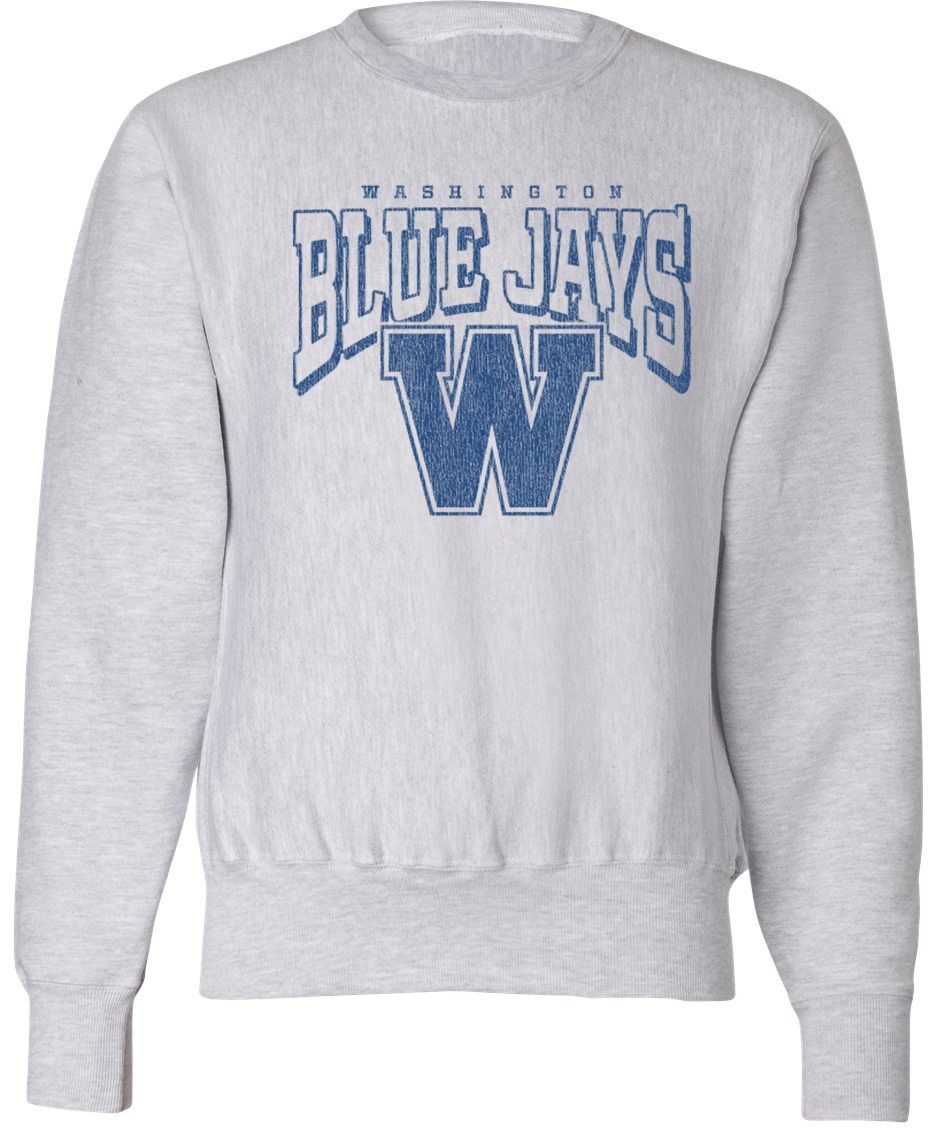 Pel Athletic Adult Washington High School Ash Crewneck Sweatshirt