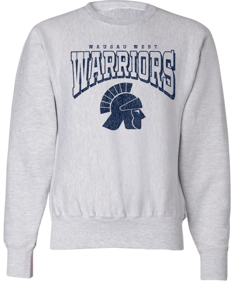 Pel Athletic Adult West High School Ash Crewneck Sweatshirt