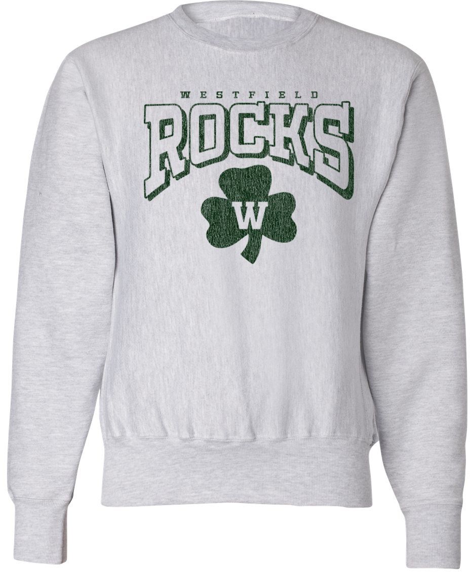 Pel Athletic Adult Westfield High School Ash Crewneck Sweatshirt