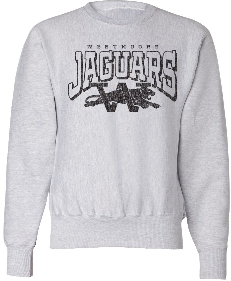 Pel Athletic Adult Westmoore High School Ash Crewneck Sweatshirt