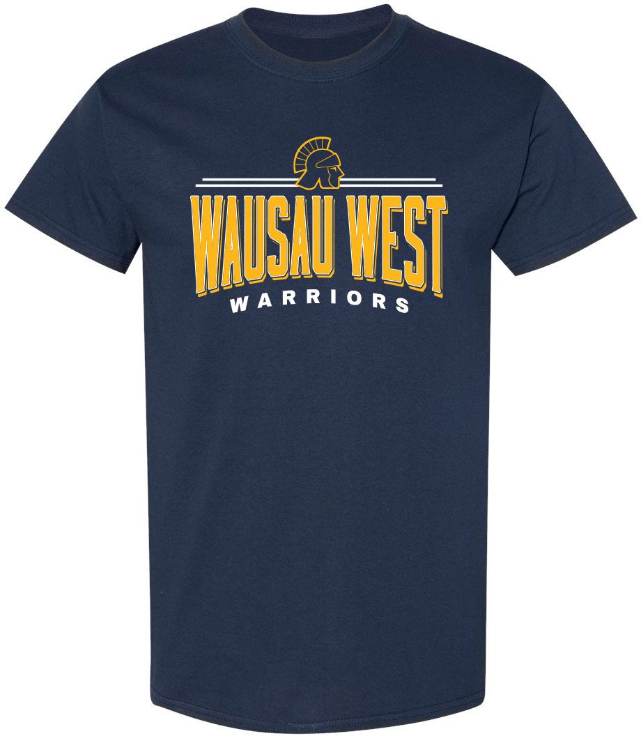 Pel Athletic Adult West High School Navy T-Shirt