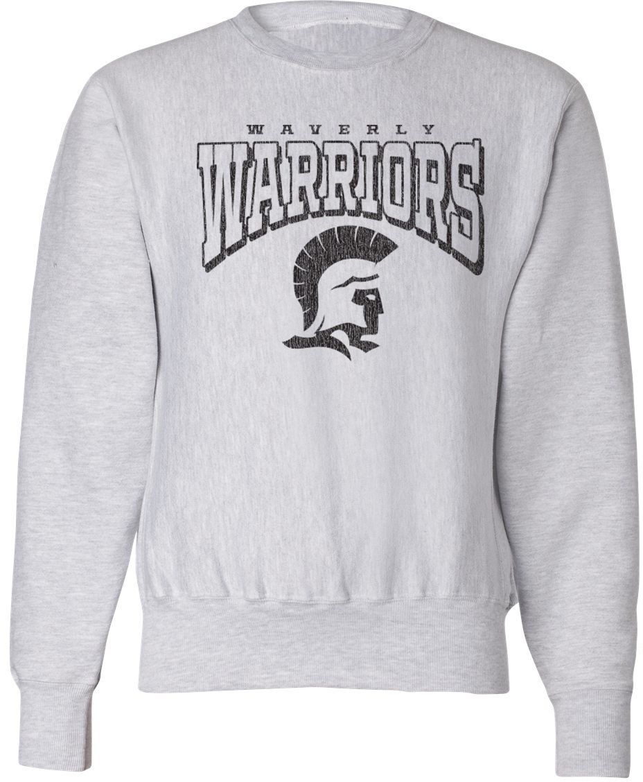 Pel Athletic Adult Waverly High School Ash Crewneck Sweatshirt