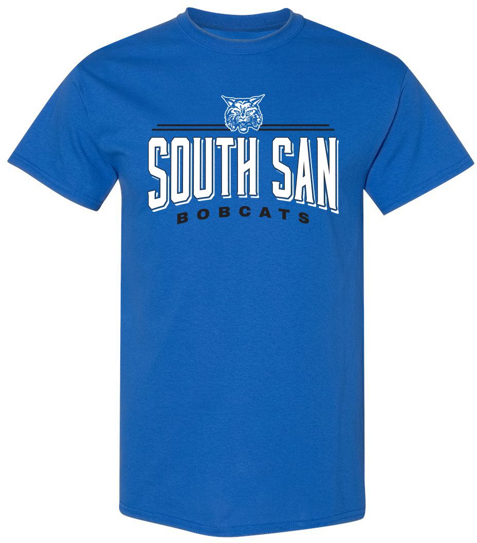 Pel Athletic Adult South San Antonio High School Royal T-Shirt