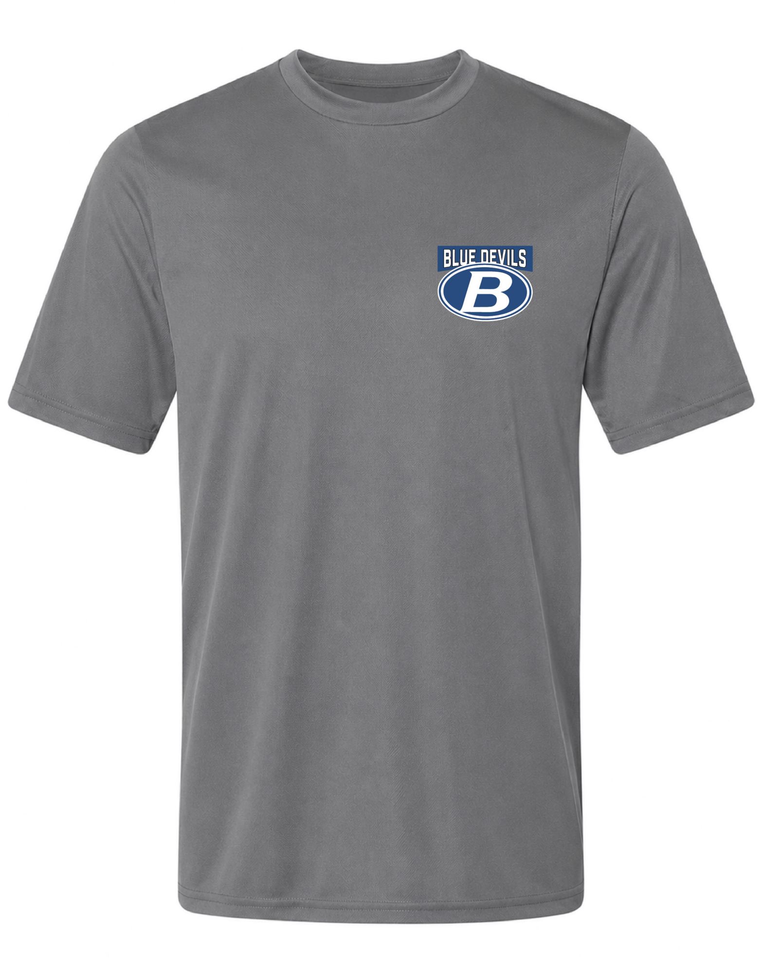 Pel Athletic Adult Brunswick Senior High School Steel Gray T-Shirt
