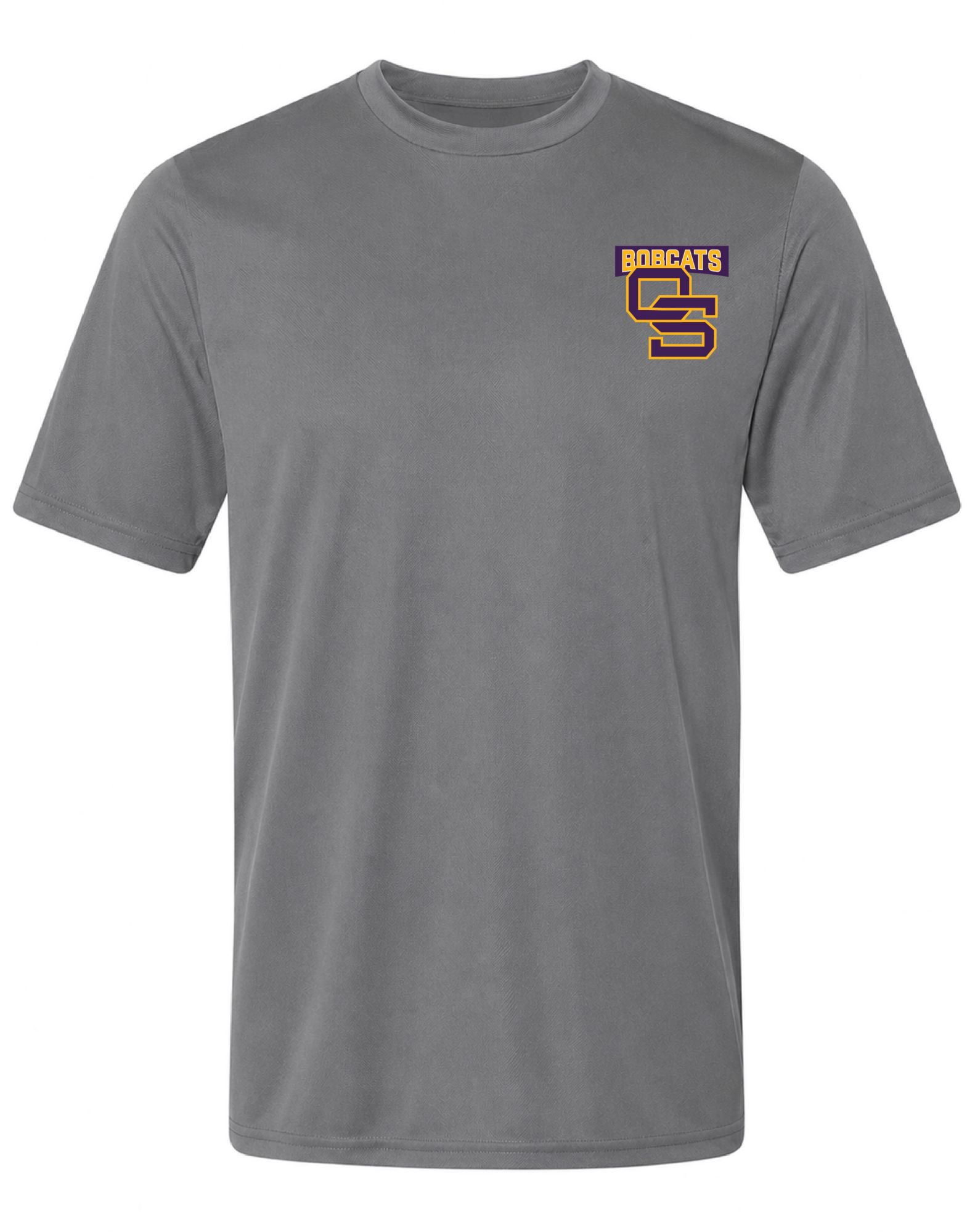 Pel Athletic Adult Oliver Springs High School Steel Gray T-Shirt