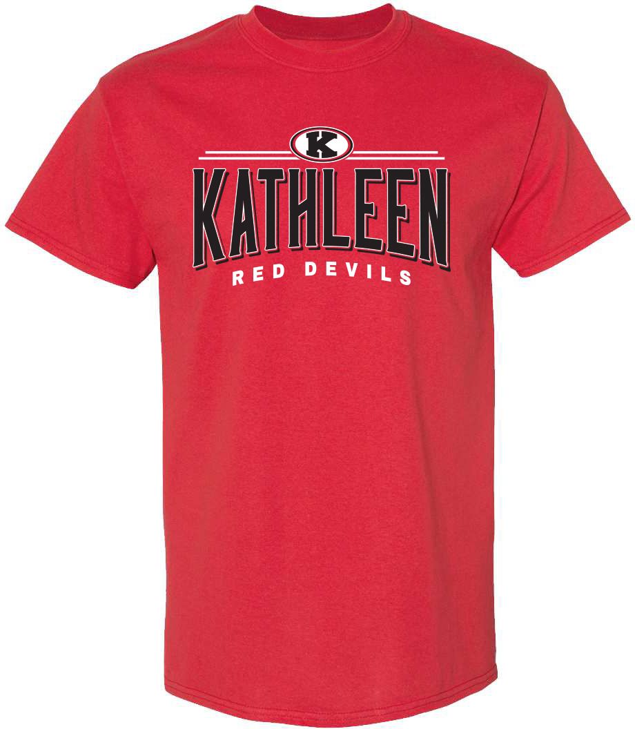 Pel Athletic Adult Kathleen High School Red T-Shirt