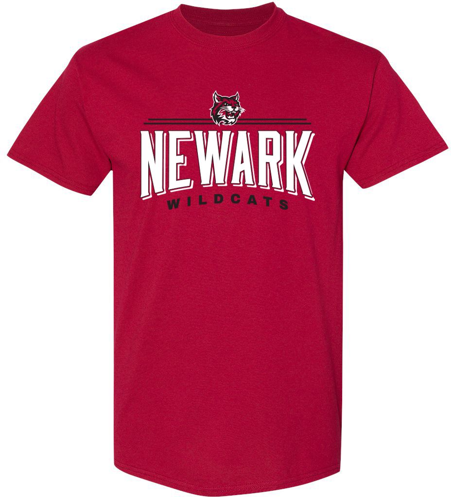 Pel Athletic Adult Newark Senior High School Cardinal T-Shirt
