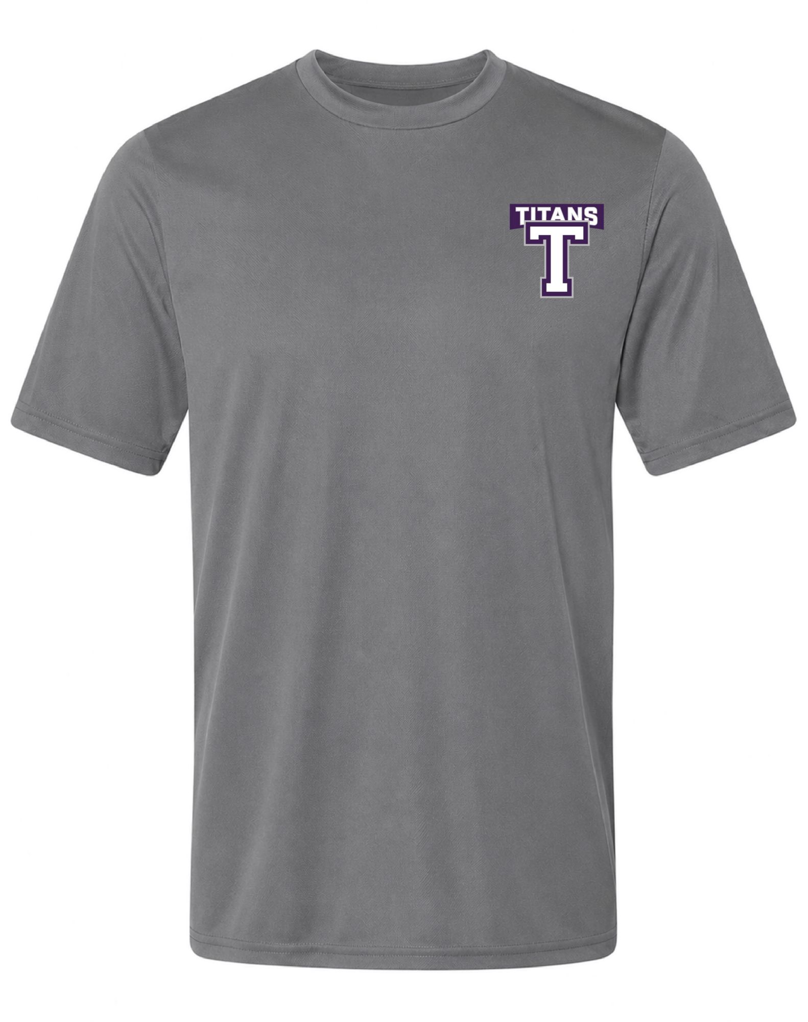 Pel Athletic Adult Triway High School Steel Gray T-Shirt