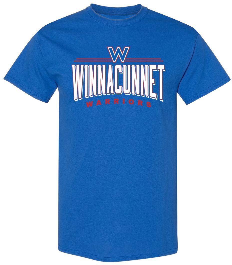 Pel Athletic Adult Winnacunnet High School Royal T-Shirt