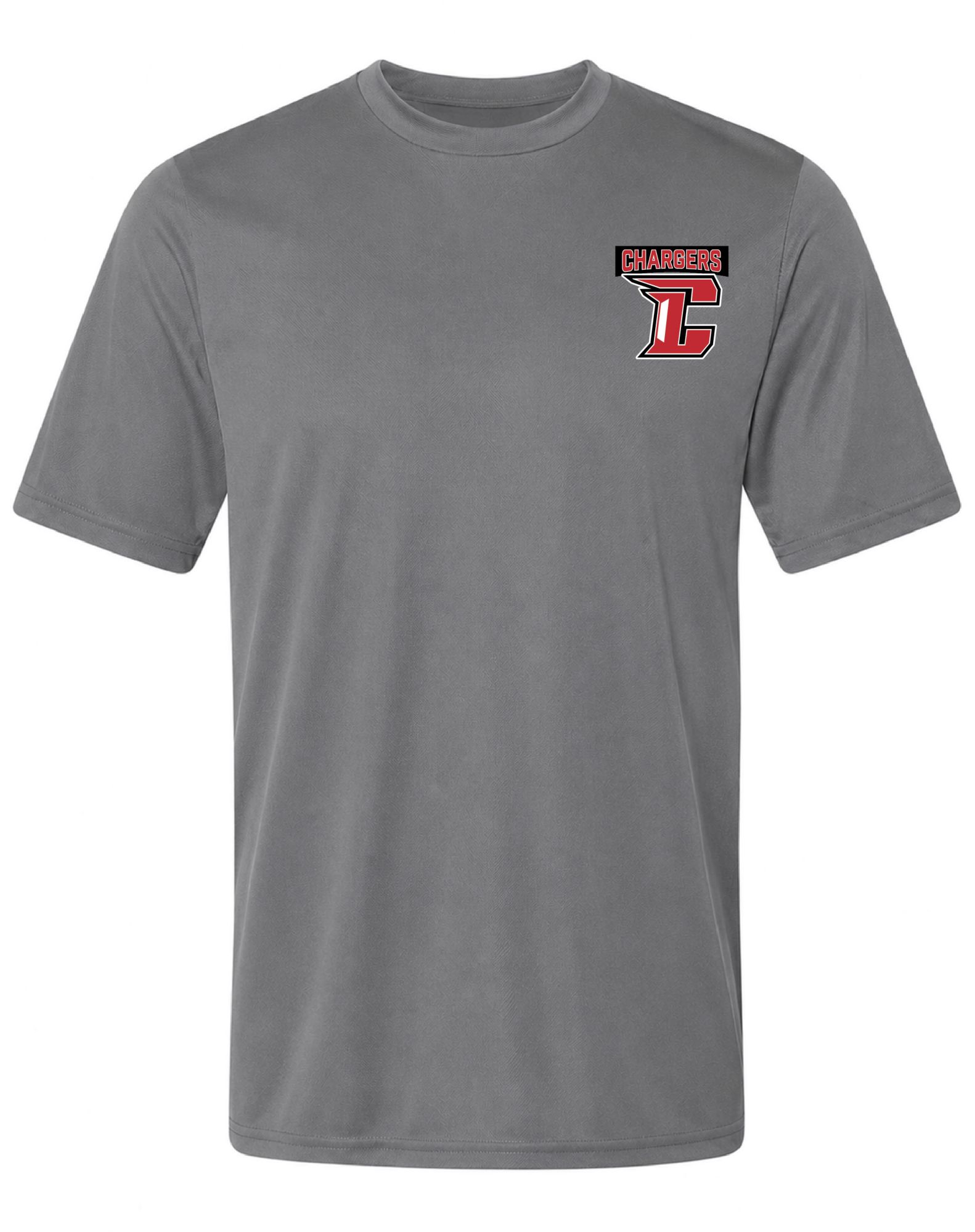 Pel Athletic Adult Churchill High School Steel Gray T-Shirt